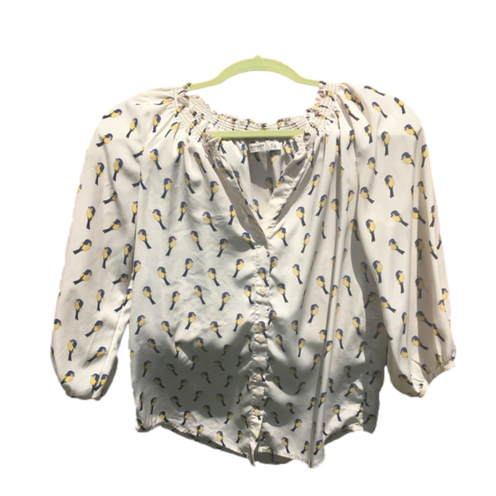 Old Navy Size S Bird Shirt 🐤